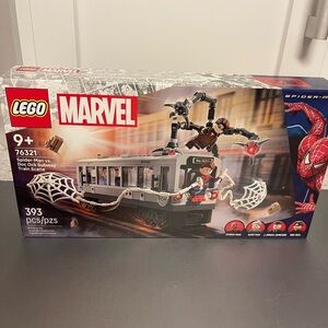 LEGO Marvel Spider-Man vs. Doc Ock Subway Train Set -Gray 76321 393Pcs 9+ Sealed